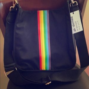 Rainbow cross body bag! Never been used!